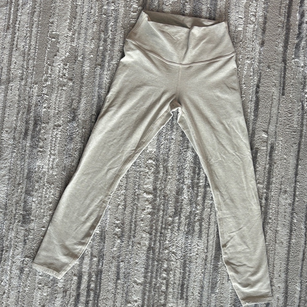 ALO Yoga Alosoft High-Waist 7/8 Highlight Legging Oatmeal Heather